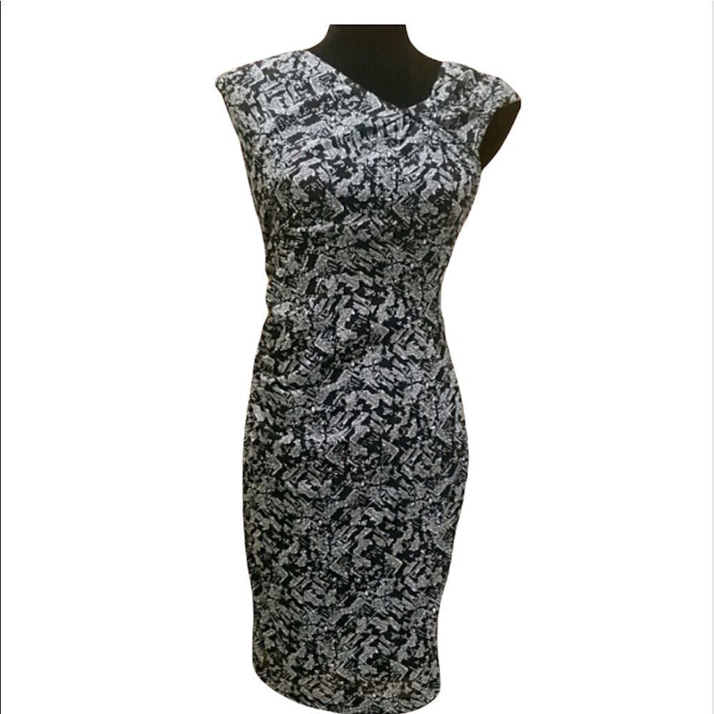 🆕 WHBM 10 NWT dress White House Black Market Mesh Knit Dress